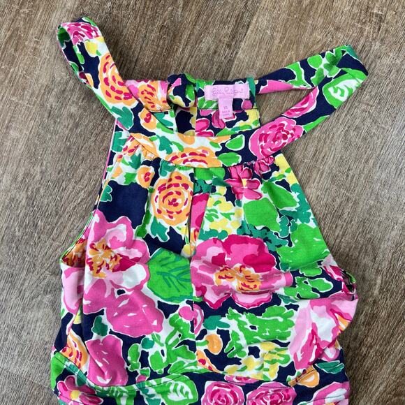 Lilly Pulitzer Getaway Garden Valle Dress Women's XS Multicolor Floral - Picture 3 of 6